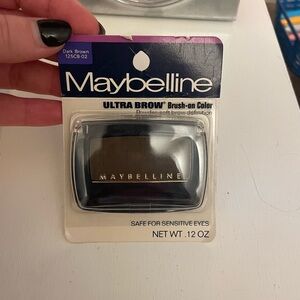 Maybelline Ultra Brow Brush- On- Color Dark Brown 125CB-02 makeup